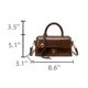 thumbnail image 2 of Bolso de hombro AbileneWu retro de cuero PU, pequeño 22 cm, 2 of 7