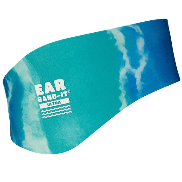 Diadema de natación Band-It Ultra Premium Tie Dye Blue