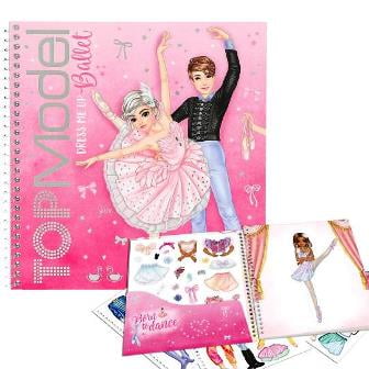 Cuaderno Dress me up de ballet de TopModel