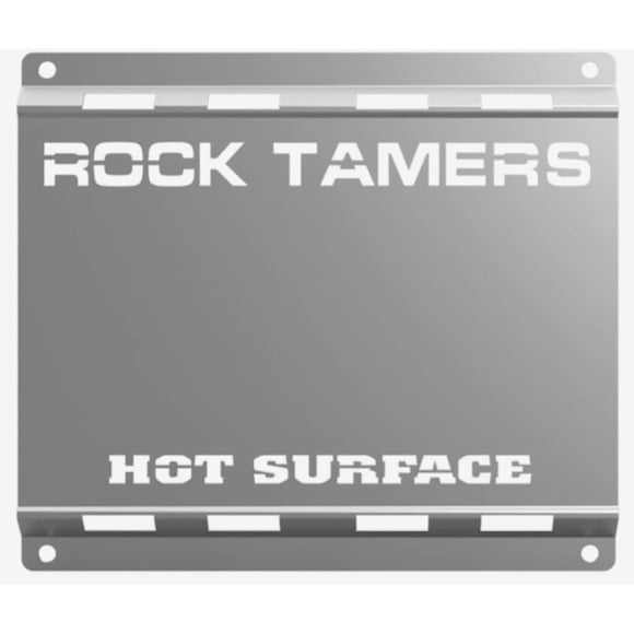 Heat Shield Rock Tamers RT231 de acero inoxidable para guardabarros