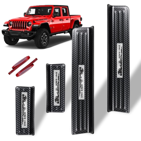 Protectores de Umbral de Puerta Rowa Acero Inoxidable 304 para Jeep Gladiator