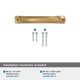 thumbnail image 5 of Tirador para gabinete Amerock Bellamy 76 mm Champagne Bronze, 5 of 7