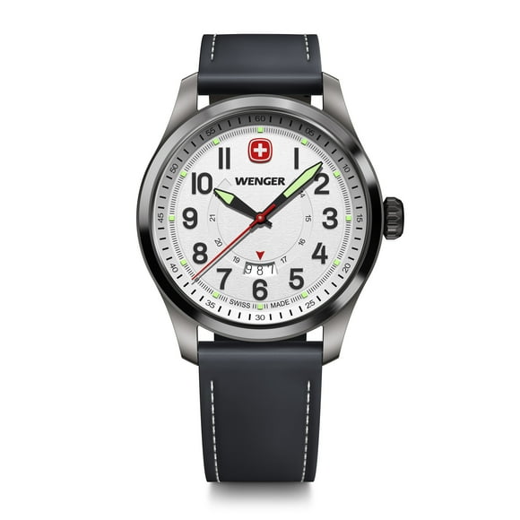 Reloj Terragraph caja negra 43 mm Wenger