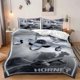 thumbnail image 1 of 3pcss F18 Hornet Theme Bedding 3pcs Set Duvet Cover Pillowcase Set Soft, 1 of 5