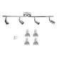 thumbnail image 1 of Foco De Techo LED Ajustable GU10 De 4 Vías Lámpara Decorativa De 12 W Blanco Cálido, 1 of 5