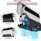 thumbnail image 3 of Kit de soporte metálico de pared para Nintendo Switch y OLED - Robusto soporte vertical para colgar, ahorra espacio para la consola de juegos-Negro, 3 of 8