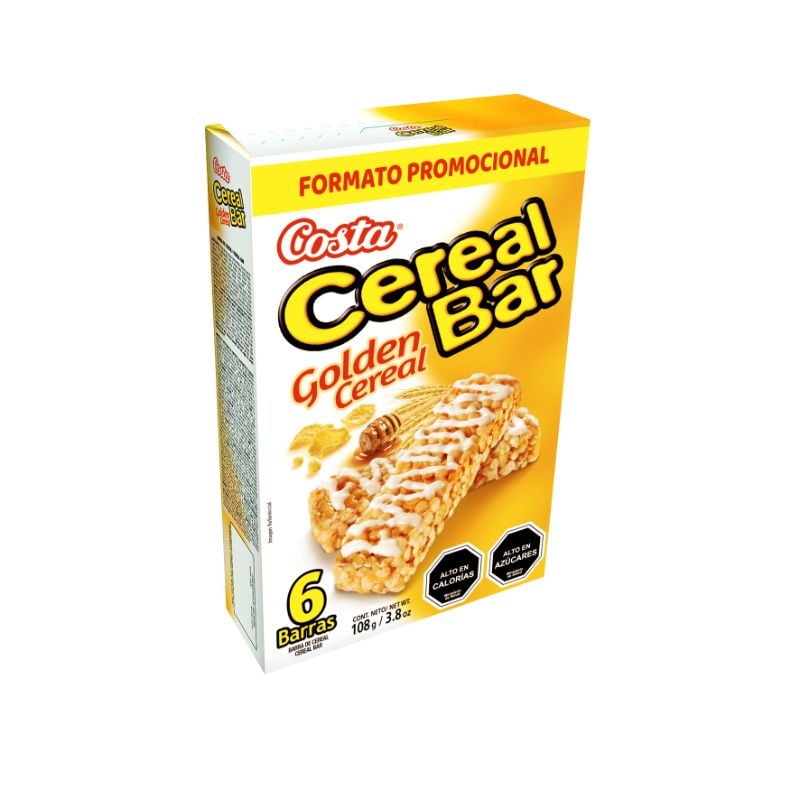 Barra De Cereal Cerealbar Golden Pack 6 Un 18 gr Costa