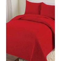 Imac Hogar - Cubrecama Quilt Texturizado Estilo Moderno Y Confort Plaza Y Media