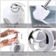 thumbnail image 2 of Set Accesorios Para Baño Diseño 6 Piezas Bathlux Blanco Hojas, 2 of 3