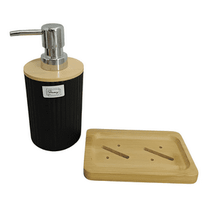 Genérico - Set Dispensador Y Jabonera De Baño Color Mod 57