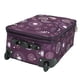 thumbnail image 4 of Juego de equipaje Rockland Fashion Softside Upright, morado, 2 piezas, 4 of 7