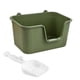 thumbnail image 5 of Bandeja De Arena Para Mascotas Con Parte Superior Abierta, Caja De Arena Duradera Para Gatos, Inodoro Para Gatitos, Lavabo Para Arena Para Gatos, Verde, Grande, 5 of 5