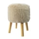 thumbnail image 2 of Pouf Bird Crudo Piel Sintética 35x35x45 cm, 2 of 3
