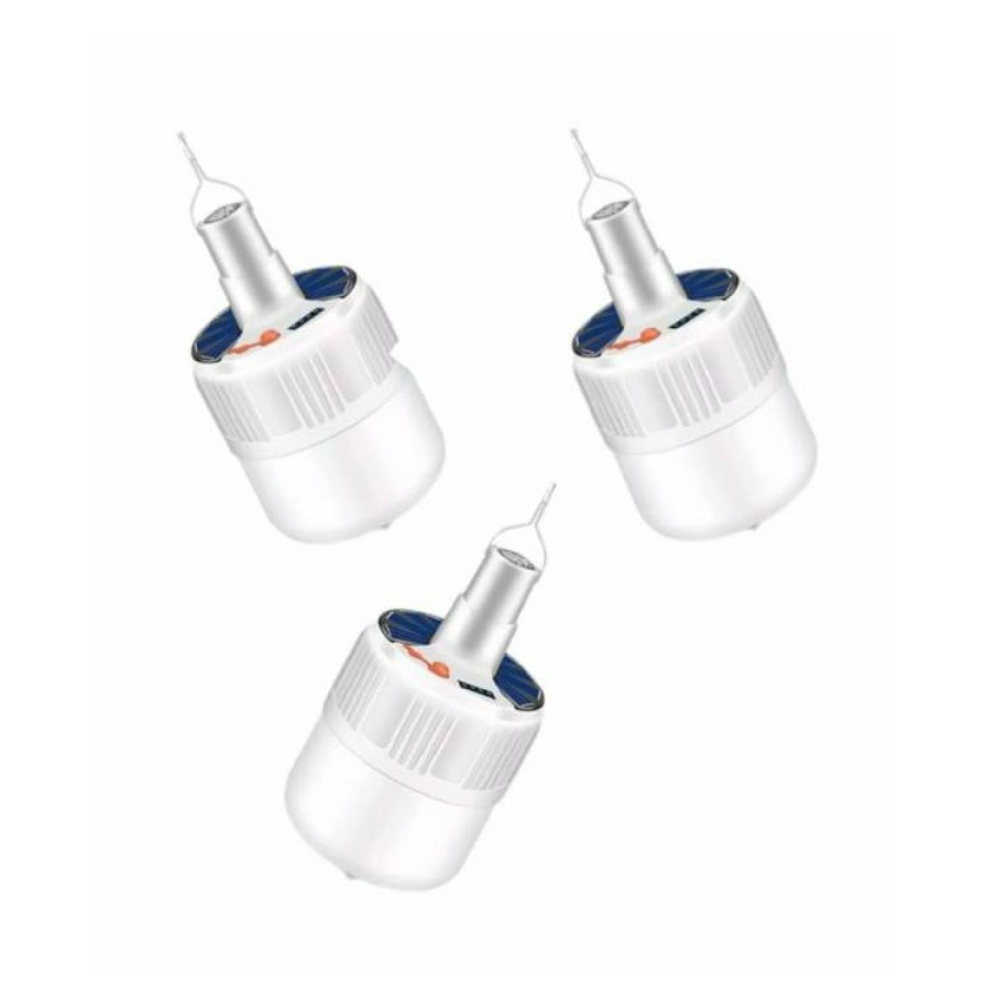 Tomasstore - 3 X Lámpara Led Solar Recargable Camping Usb Foco