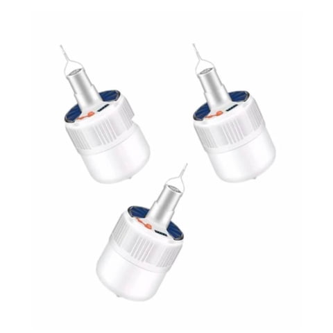 Tomasstore - 3 X Lámpara Led Solar Recargable Camping Usb Foco