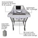 thumbnail image 2 of Funda para carrito de compras Boppy Compact Antibacterial Grey 6-48m, 2 of 6