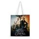 thumbnail image 1 of Good Omens Bolso de tela con estampado de lienzo para mujer, bolsa de compras reutilizable y estética, con cremallera interior, regalo para mujer,40*40cm., 1 of 6