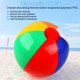 thumbnail image 4 of Pelotas de Playa Rindion Paquete de 6 Unidades 10" Arcoíris PVC, 4 of 7