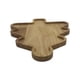 thumbnail image 4 of Plato figura de pino de madera, 4 of 4