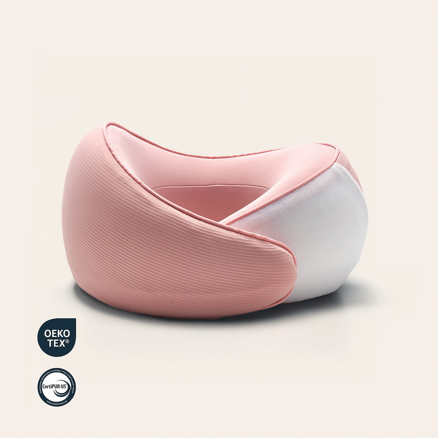 Hypnos - Cojín De Cuello Cushie | Almohada Viaje | Premium | Rosado