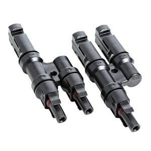 Soliot - Conector Mc4 Doble (2 En 1 ) Par Macho/Hembra Panel Solar