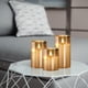 thumbnail image 4 of Velas sin llama Tyawon LED de cristal con control remoto y temporizador (paquete de 3), 4 of 7