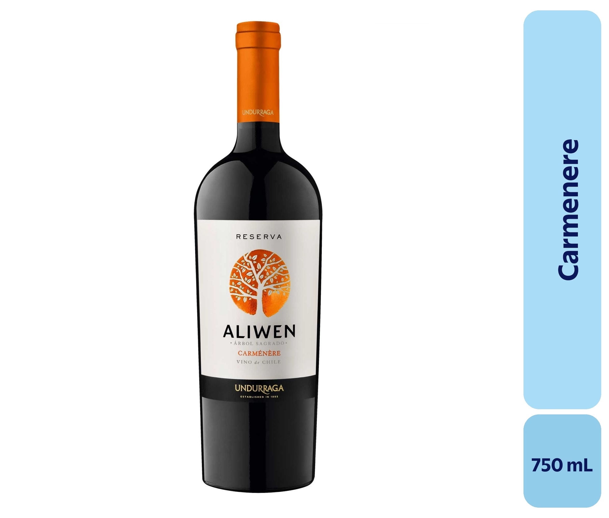 Vino Carménère Botella 750 mL Undurraga