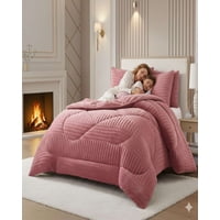 Mylhogar - Plumón King Sherpa Chiporro Invierno Extra Suave Premium