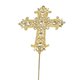 thumbnail image 1 of Glitte Cross Cake Topper Cake Topper Accesorio Para Aniversario Bebé Niños Oro, 1 of 5