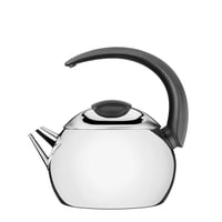 Tetera De Acero Inoxidable Con Mango Negro 14,5 Cm Y 2,25 L Tramontina