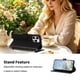 thumbnail image 3 of Funda Billetera Floral en Relieve iphone16 promax con Tarjetero y Cremallera Negro, 3 of 6