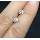 thumbnail image 2 of Aros Punto Luz Plata 925 Gema Moissanita Con Certificado, 2 of 3