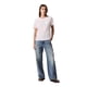 thumbnail image 3 of Camiseta Calvin Klein con logo monograma y cuello redondo de algodón, 3 of 5