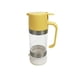 thumbnail image 1 of Dispenser de miel de vidrio maceta, sin goteo 10 oz tarro de miel con mango, dispensador de jarabe para café o té, blanco amarillo, 1 of 3