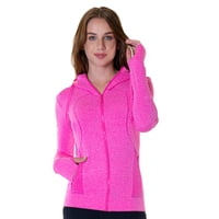 Baziani - Polerón Deportivo Seamless Con Cierre Mujer Fucsia