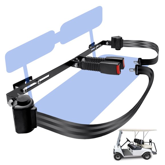Kit de Cinturón de Seguridad YOUXIFUN para Carrito de Golf de 2 Pasajeros 120 cm
