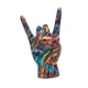 thumbnail image 3 of Rock On Hand Gesture Statue Artwork Tabletop Ornament For Indoor Office Home, 3 of 5