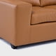 thumbnail image 5 of Sofá 3 cuerpos + 2 Pouf Lucca PU Camel, 5 of 7
