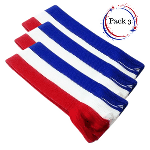 Genérico - Pack 3 Fajas Tricolor Para Huaso Bailes Típicos Infantil 8X176Cm