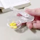 thumbnail image 3 of 1PC Portable Pill Taker Medicine Storage Box Anti Pollution Pill Tablet Crusher for Personal Health Care, 3 of 3