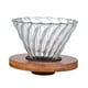 thumbnail image 3 of Embudo De Goteo De Café De Vidrio Transparente Para Café Pequeño, 3 of 3