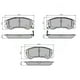 thumbnail image 1 of Pastillas Freno para auto MOTAQUIP LVXL756, 1 of 2