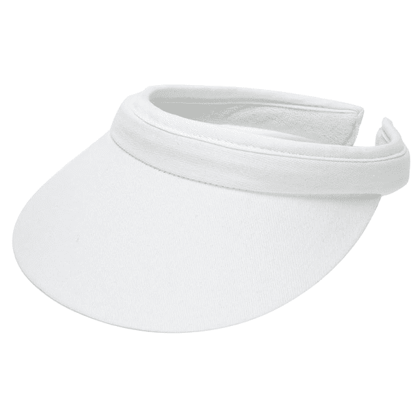 Visera deportiva de sarga de algodón para mayor comodidad y funcionalidad.