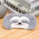 thumbnail image 2 of Antifaz de Sueño KANOA de Peluche con Diseño de Perezoso Gris, 2 of 6