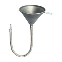 Ioensy - Embudo De Pico Para Uso Automotriz, Embudo Metálico Portátil Para Aceites, Combustibles Y Líquidos, Embudo De 630 Mm