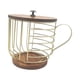 thumbnail image 5 of Soporte Para Cápsulas De Café, Cesta De Almacenamiento De Cápsulas De Café De Hierro Para Cafeterías, Mostrador, Hotel, Dorado, 5 of 5