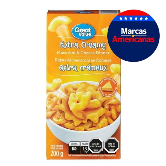 Fideo Pasta Macaroni & Cheese Extra Cremoso Caja, 200 g