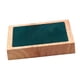 thumbnail image 2 of Soporte De Bandeja De Joyería De Terciopelo De Madera Cuadrado De Almacenamiento Para Pulsera Cadenas Pendiente Verde, 2 of 5
