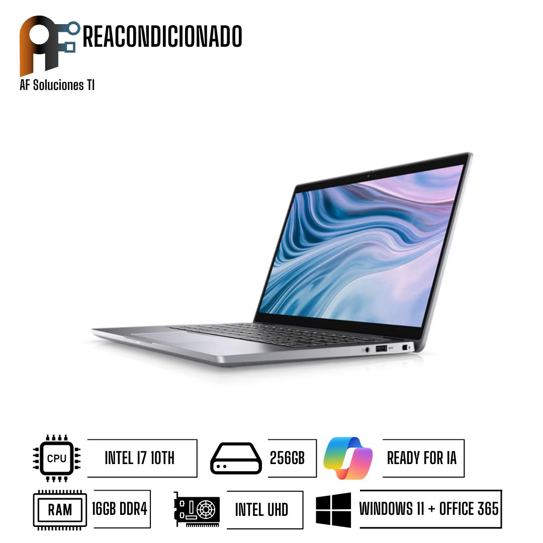 Notebook Dell 7310 Tactil 2 En 1 Advanced Windows 11 - Office365 Reacondicionado