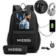thumbnail image 1 of Messi Backpack Boys Girls Laptop Capacity School Bag Usb Charging Anti Theft and Waterproof Canvas Casual Mochilas, 1 of 3